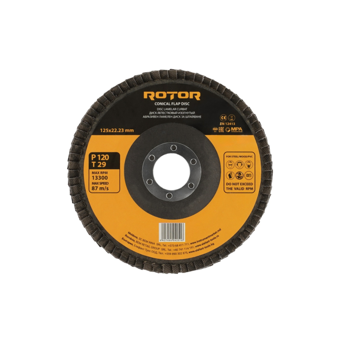 Disc lamelar curbat ROTOR 125*22,23 P120 T29 [1]