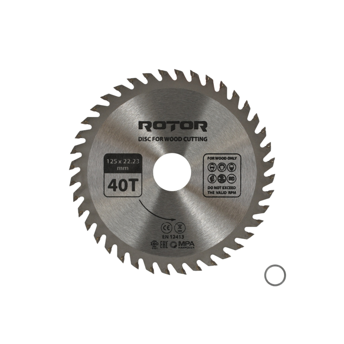 Disc taiat lemn ROTOR 125*22,23 40T [1]