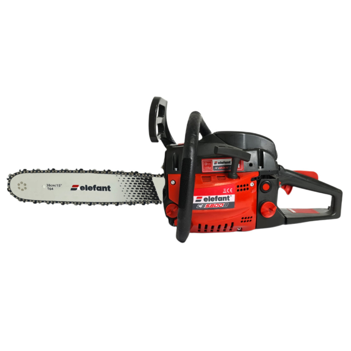 Drujba pe benzina ELEFANT CS5800B, 5.5CP, 3400rpm, 2 lame 2 lanturi, 38/45 cm [7]