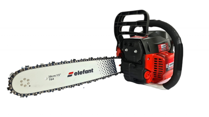 Drujba pe benzina ELEFANT CS5800B, 5.5CP, 3400rpm, 2 lame 2 lanturi, 38/45 cm [4]