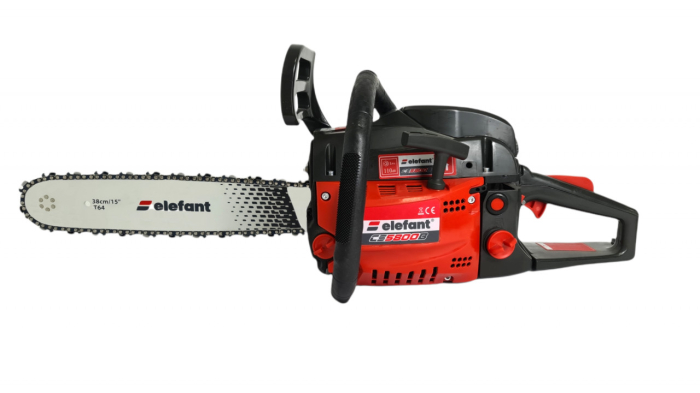 Drujba pe benzina ELEFANT CS5800B, 5.5CP, 3400rpm, 2 lame 2 lanturi, 38/45 cm [1]