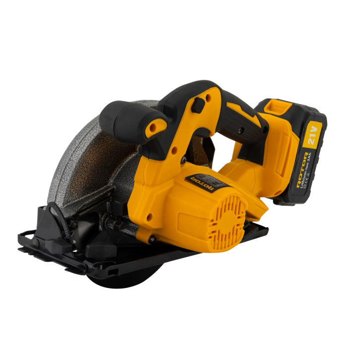 Fierastrau circular pe acumulator ROTOR RSC21, 21V/ 3Ah, 1000 W, 4300 rot/min, Brushless [4]