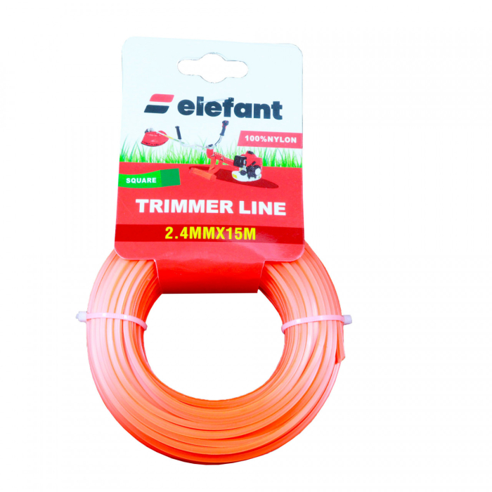 FIR TAMBUR (PATRAT) 2.4mm x 15m, Elefant [2]