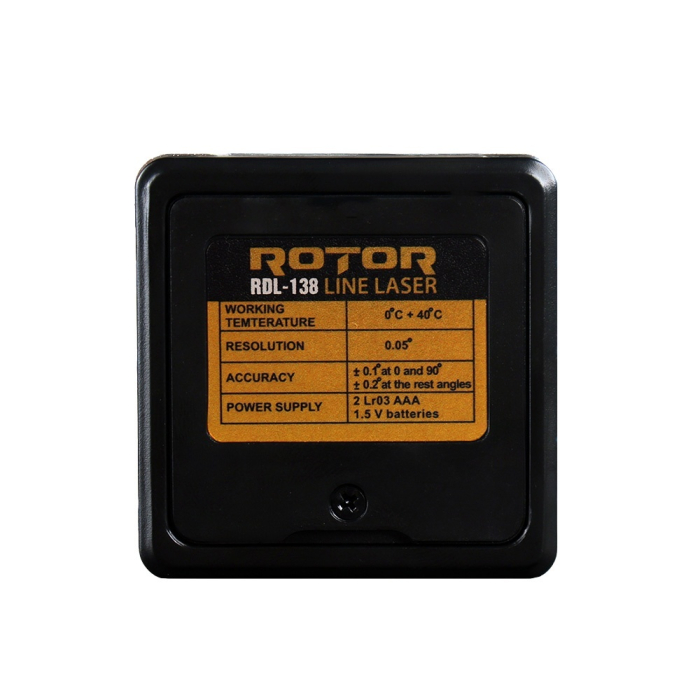 Inclinometru Digital ROTOR RDL-138 Interval de masurare: 4 x 90° (360° total) [4]