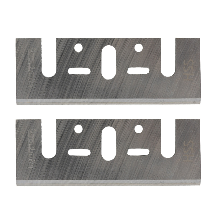 Lama pentru rindea electrica 82 mm, set 2 bucati ROTOR [1]