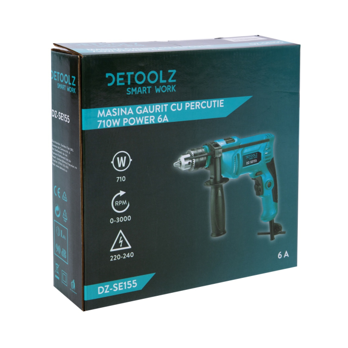 Masina gaurit cu percutie 710W power 6A [8]