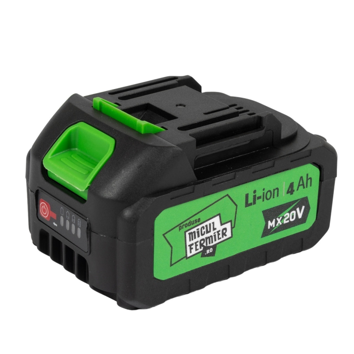 Motocoasa electrica Micul Fermier, 20V, 2 acumulatori 4Ah, 3 viteze, maner dublu, Brushless [4]