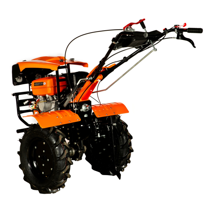 Motocultor Detoolz 15CP 420CC, benzina, 4T, 3 viteze, pornire manuala, cu roti [8]