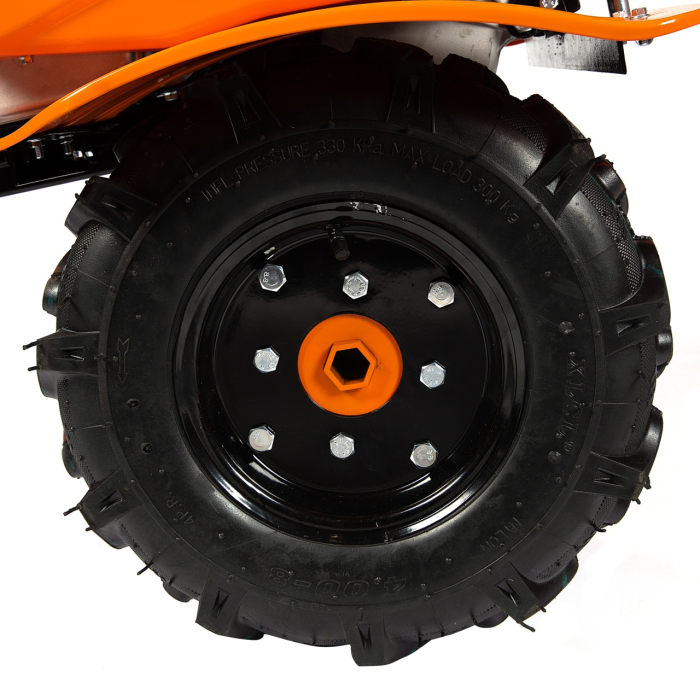 Motocultor Detoolz 8cp 212cc, benzina 4T, 3 viteze, pornire manuala, cu roti [8]