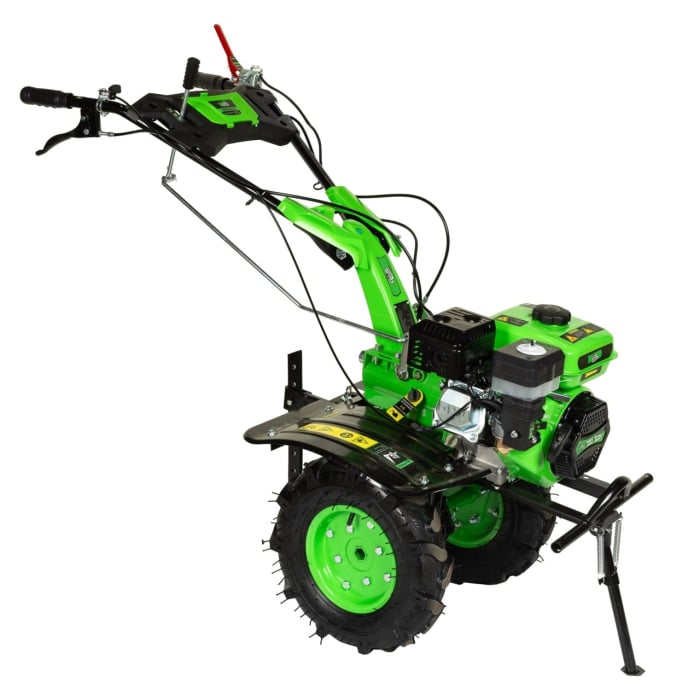 Motocultor Micul Fermier, 8.5CP, 212cc, motor pe benzina 4 timpi, 3 trepte de viteza, pornire manuala, cu roti [8]