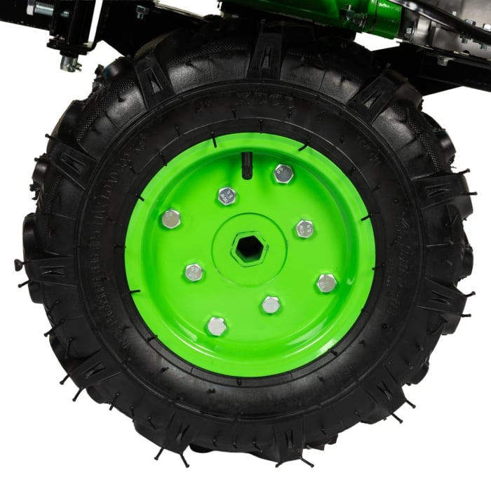 Motocultor Micul Fermier, 8.5CP, 212cc, motor pe benzina 4 timpi, 3 trepte de viteza, pornire manuala, cu roti [6]