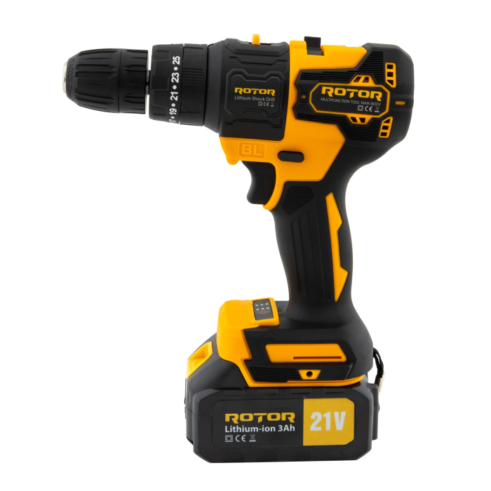 Multifunctional 5 in 1 pe acumulator ROTOR RTS2 , 24000 rot/min, 21V/3Ah, Brushless [3]