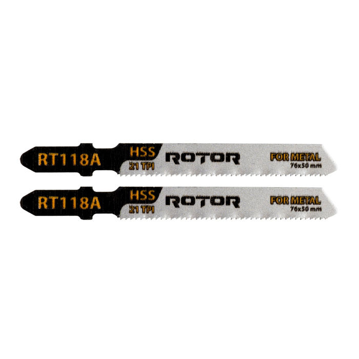 Panza fierastrau pendular pentru metal, 76x50 mm Set 2 buc ROTOR RT118A [1]