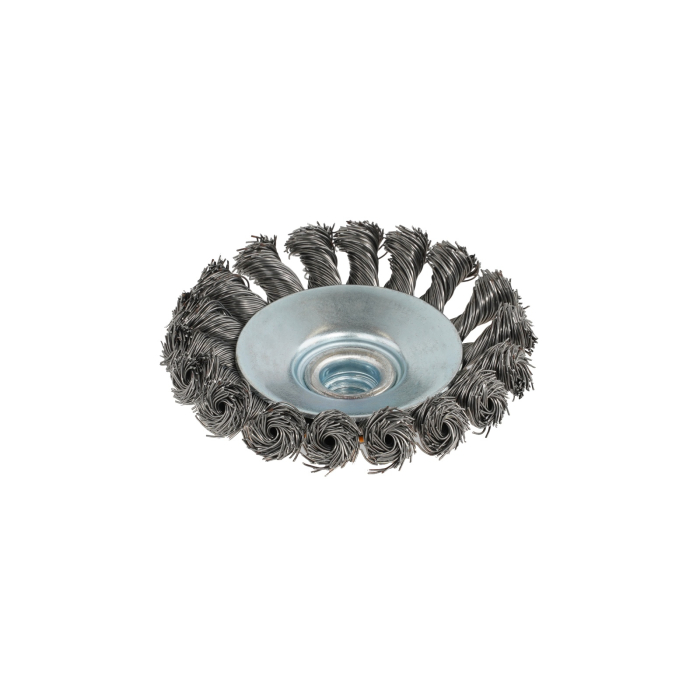 Perie de sarma conica cu noduri ROTOR 100mm M14 [2]