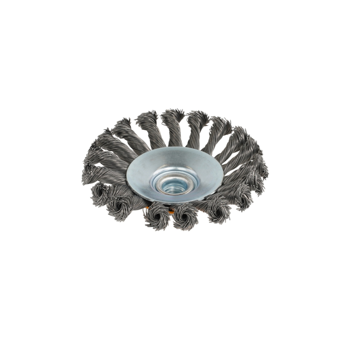 Perie de sarma conica cu noduri ROTOR 115mm M14 [2]