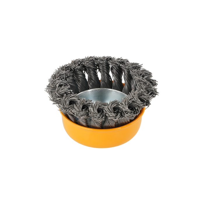 Perie de sarma tip cupa cu noduri rasucite ROTOR 75mm M14 [2]