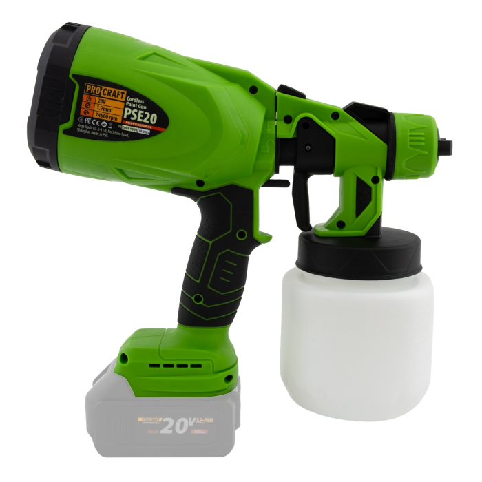 Pistol de vopsit cu acumulator 800W PROCRAFT PSE20 [7]