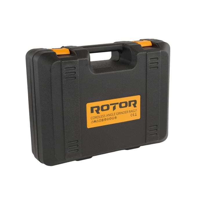 Polizor unghiular pe acumulator ROTOR RAG21 21V/3 Ah,820 W ,8500 rot/min,Brushless [5]