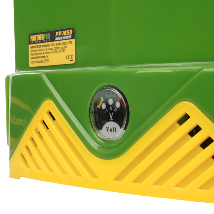 Pompa de stropit cu acumulator 18L PartnerPro PP-18SB, 12V / 8Ah, 2.6 L/min [4]