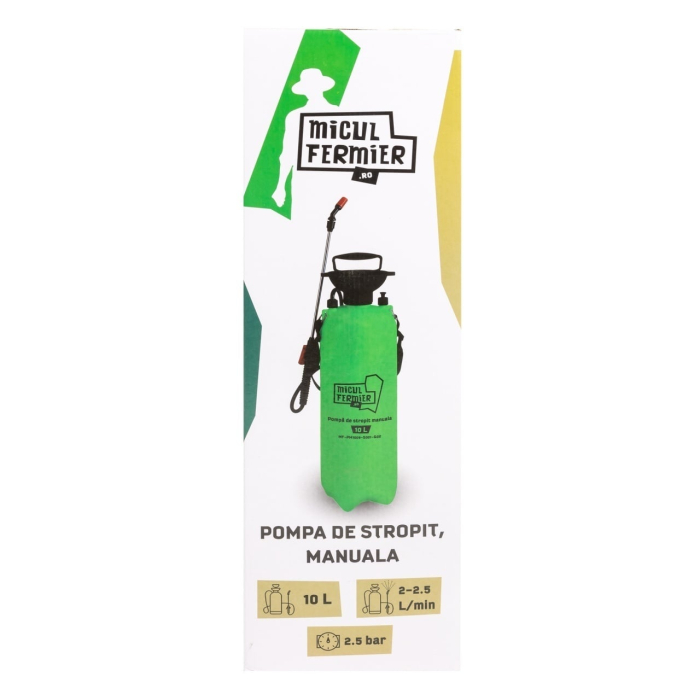 Pompa de stropit Micul Fermier, capacitate 10L, manuala [10]