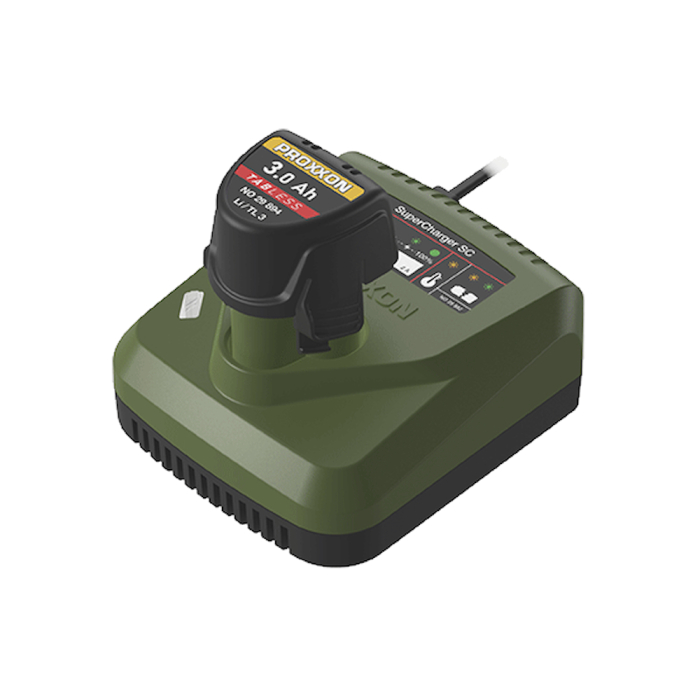 Proxxon 29905, Set basic LBX/TL3, sistem L-BOXX cu 2 acumulatori Li/TL3 si incarcator SuperCharger SC [2]