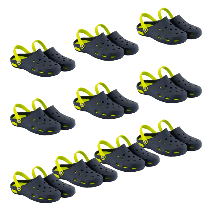 Saboti pentru Barbati albastru inchis/verde 41-45 ETC-06/2 [4]