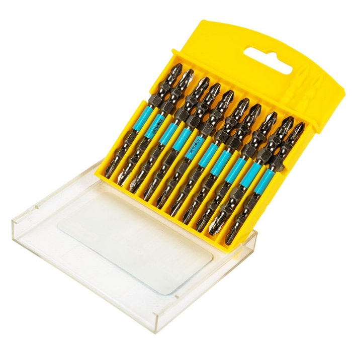 Set 10 biti impact dubli PH2 65mm Cr-V MAGNET, Detoolz [3]