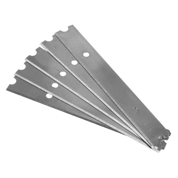 Set 5 lame 14*100mm pentru racleta metalica, Detoolz [2]