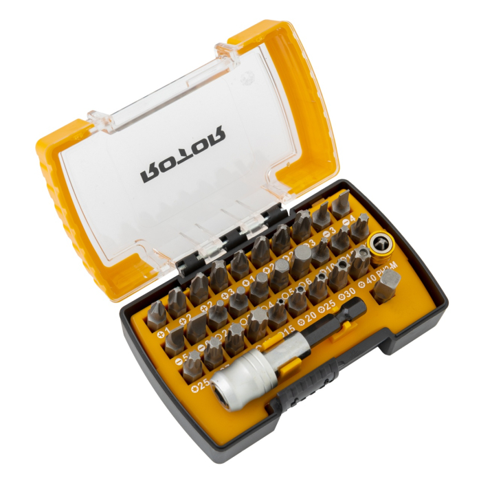 Set biti de impact cu suport, 32 piese ROTOR RBB32 [1]