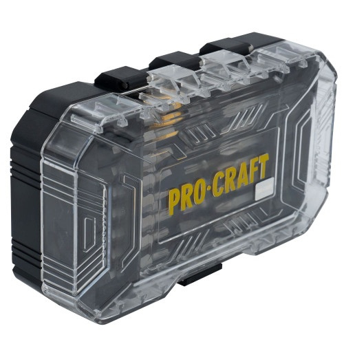 Set biti PROCRAFT BS-37 , 37 piese , biti , adaptoare priza ,chei cu piulita [1]