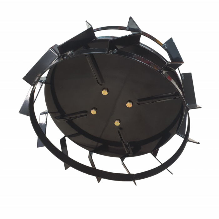 Set roti metalice 470x195 cu manicot, diametru ax 33mm, Elefant [5]