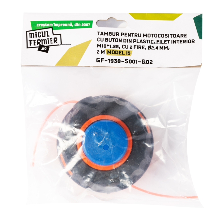 Tambur Micul Fermier, M10*1.25 2F 2.4mm*2m BP Model15 [4]
