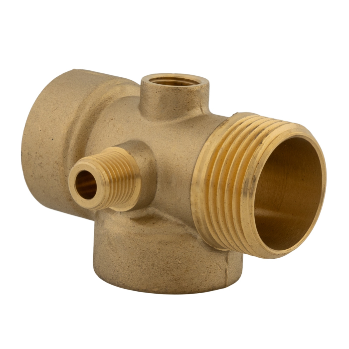 Teu de lagatura din alama cu 5 cai 7cm 170g, Elefant [1]