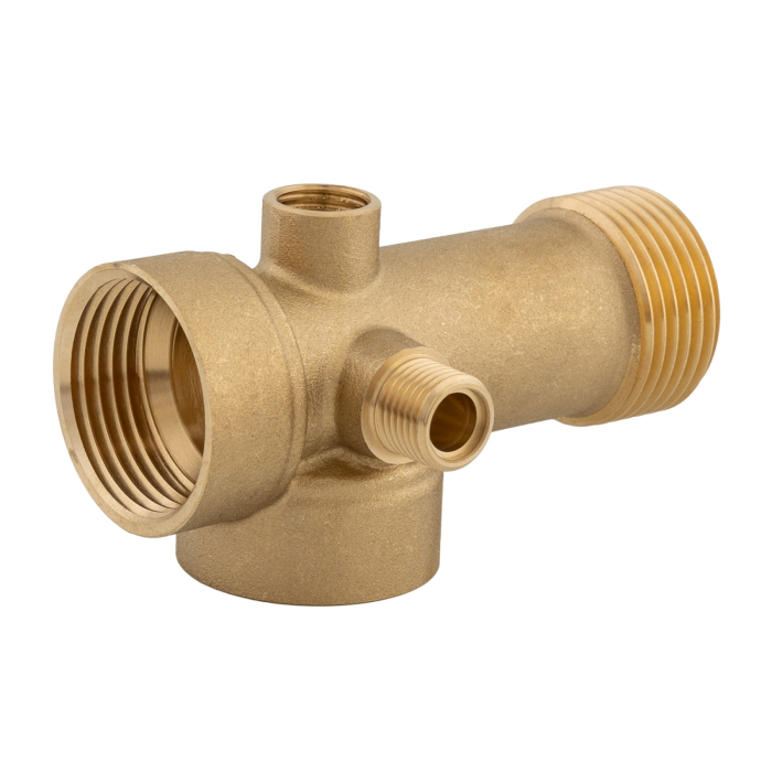 Teu de lagatura din alama cu 5 cai 9cm 170g, Elefant [2]