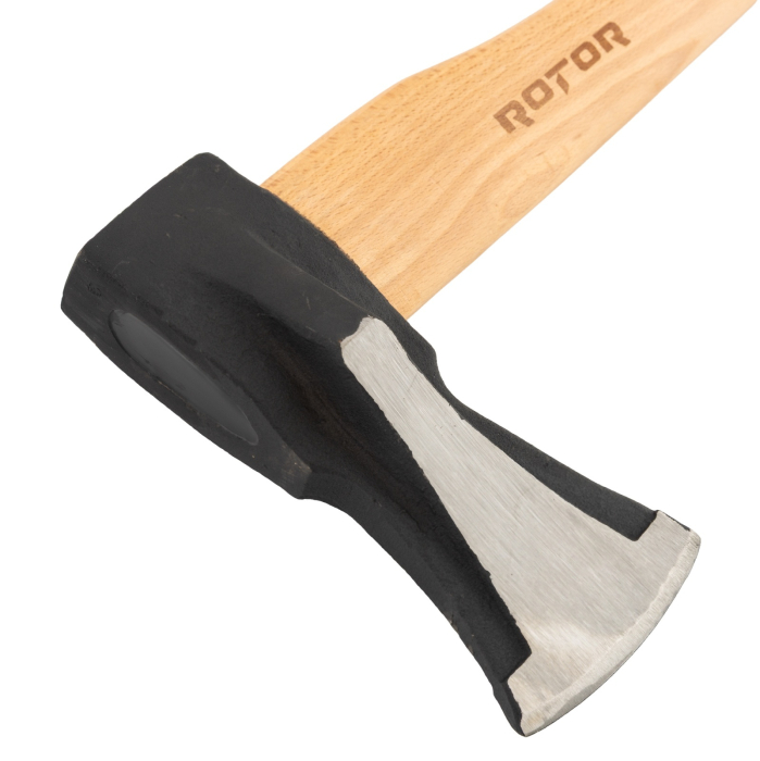 Topor despicator cu maner de lemn 2000g ROTOR [3]