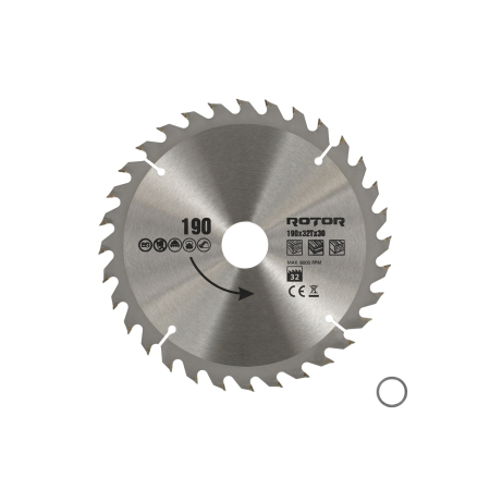 Consumabile  - 190X30 32T disc de taiat lemnul ROTOR