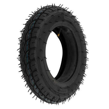 Roabe si accesorii - 350-8 Anvelopa (cu tepi) si camera din cauciuc pentru roaba