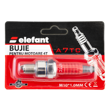 A7TC Bujie pentru motare 4T, M10*1MM, Elefant [2]