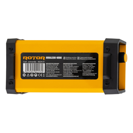 Aparat de sudura LCD Color ROTOR MMA200-MINI, 200 A [5]