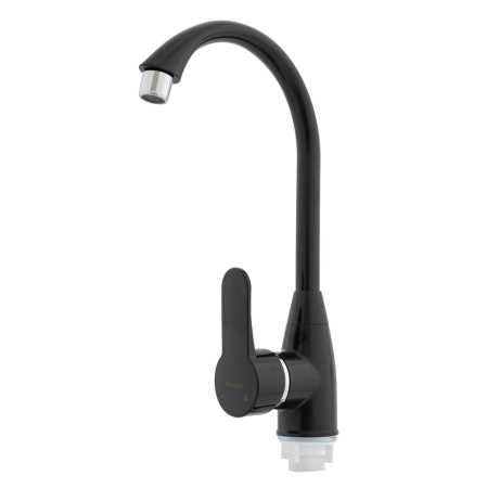 Baterii bucatarie - Baterie bucatarie din plastic PLAMIX Mario-011 Black