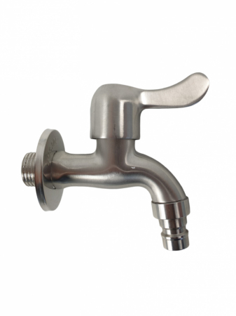 Baterii lavoar - Baterie lavoar apa rece MIXXUS BIB-02 din otel inoxidabil, Monocomanda, Racorduri incluse