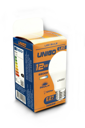 Bec LED UNIGO V-119558 A60, E27, 12W, 6500K [1]