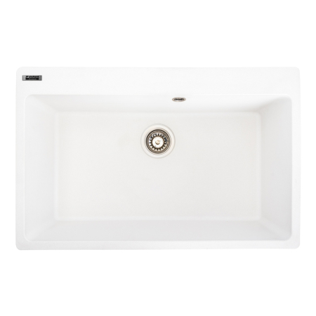 Chiuvete Bucatarie - Chiuveta de bucatarie Elefant Premium Bogema, alb , 780 x 500 mm