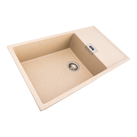 Chiuveta de bucatarie Elefant Premium Diamond Safari Bej , 856x500 mm [2]