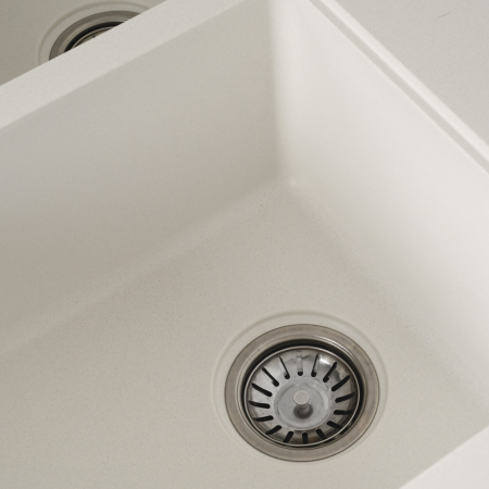 Chiuveta de bucatarie Elefant Premium Harmony , Alb, 775x495/420 mm [6]