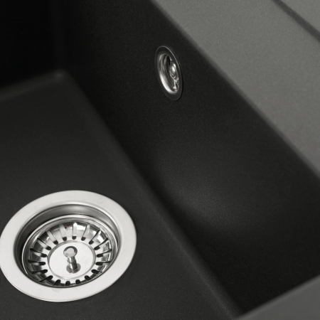 Chiuveta de bucatarie Elefant Premium Selena Negru metalic 785x495mm [4]