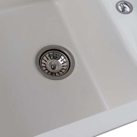 Chiuveta de bucatarie Elefant Premium Troya 7850 , Alb 776x496 mm [7]