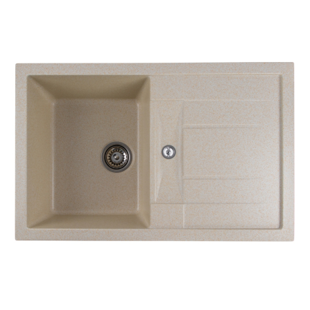 Chiuvete Bucatarie - Chiuveta de bucatarie Elefant Premium Troya 7850 , Nisip bej 776x496 mm