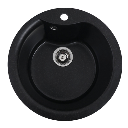 Chiuvete Bucatarie - Chiuveta de bucatarie Elefant Premium Turas 480 , Negru metalic 482 mm