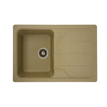 Chiuvete Bucatarie - Chiuveta din compozit de granit pentru bucatarie ELEFANT PREMIUM 7850 VERONA Bej 775 x 495 mm